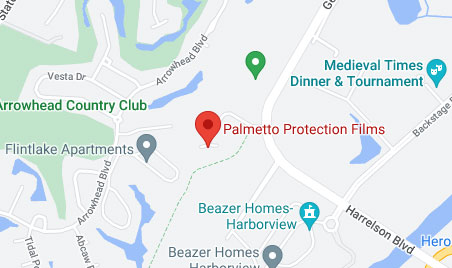Locate Palmetto Protection Films in Myrtle Beach SC